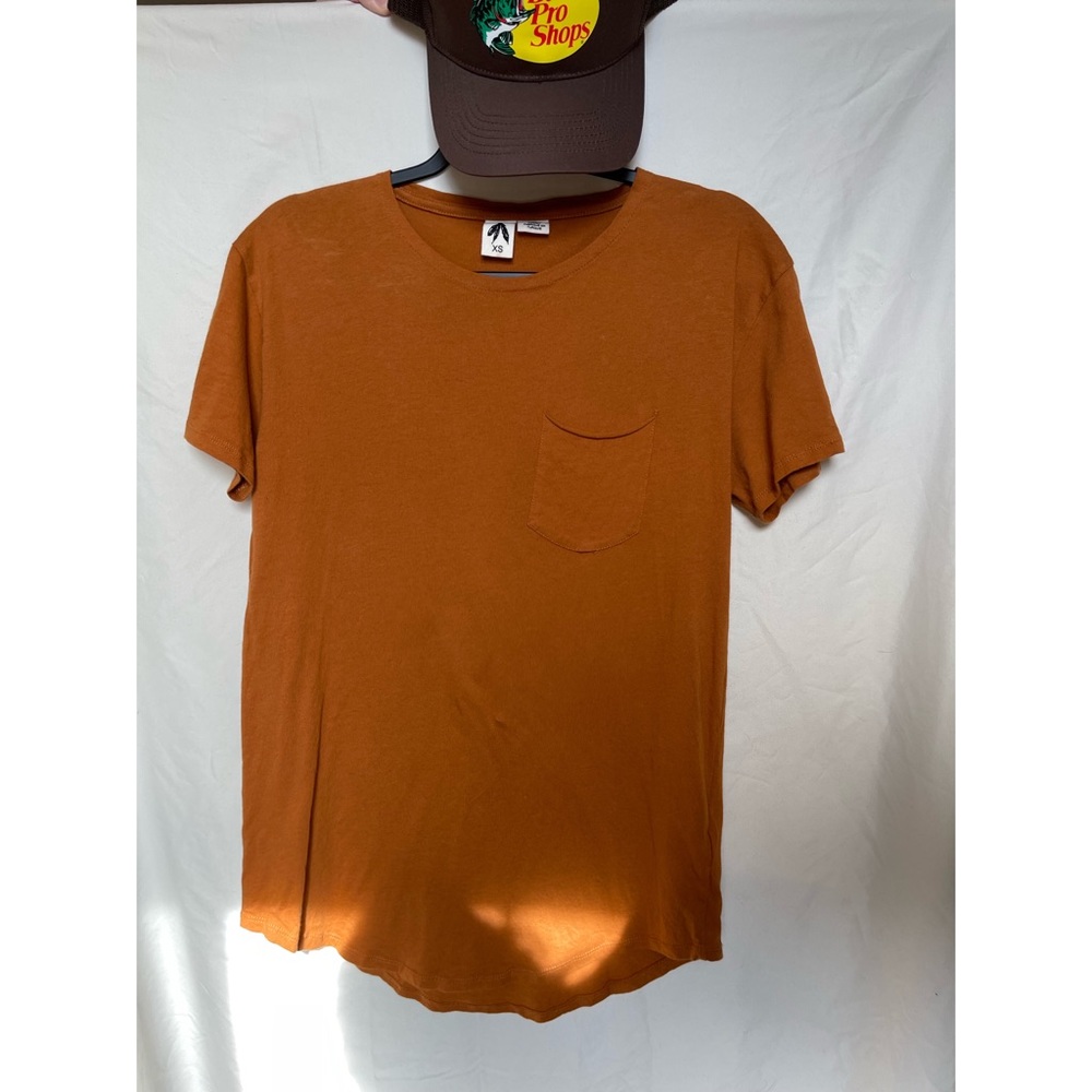 Urban outfitters scoop neck curved hem tee